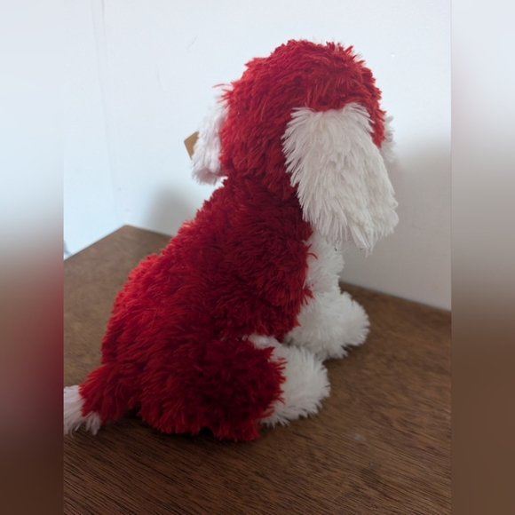 Boyds Bears Red and White Plush Dog Toy - Picture 7 of 9